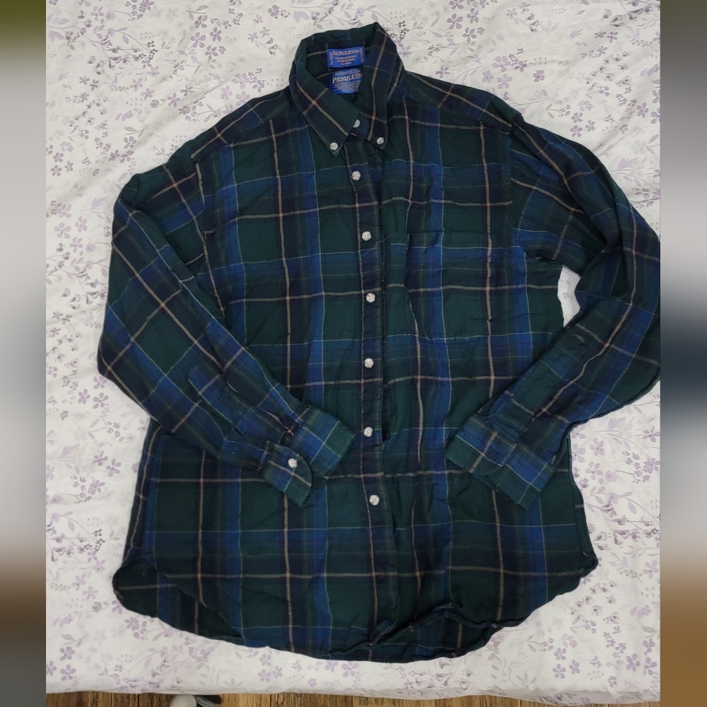 Vintage Pendleton Wool Shirt Large - image 1